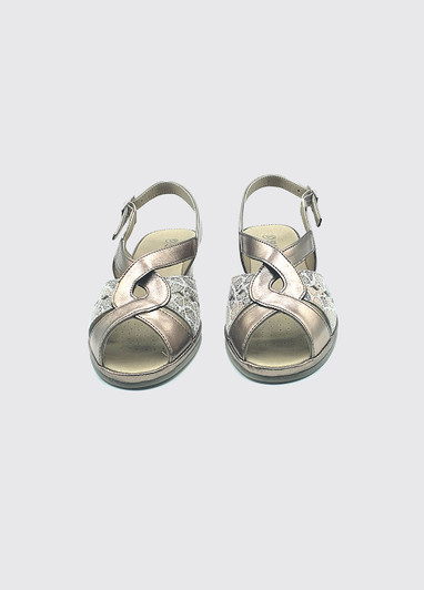 Suave Capri Wedge sandal wide fitting Bronze