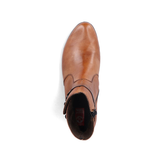 RIEKER 78676-25 Flat Heeled Ankle boot Tan  Tan