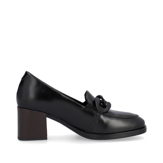 Remonte D0V00-01 Block Heel slip on Black Black color