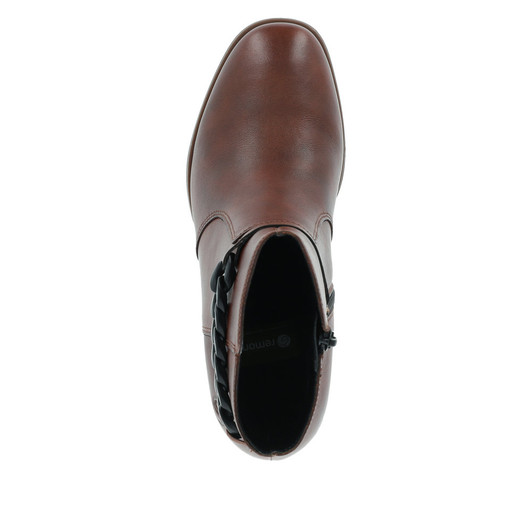 Remonte D0V73-22 Mid heel ankle boot Tan Tan color