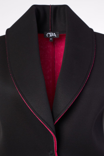 ORA Clothing ORW23180 Waistcoat raw seams 2 Colors