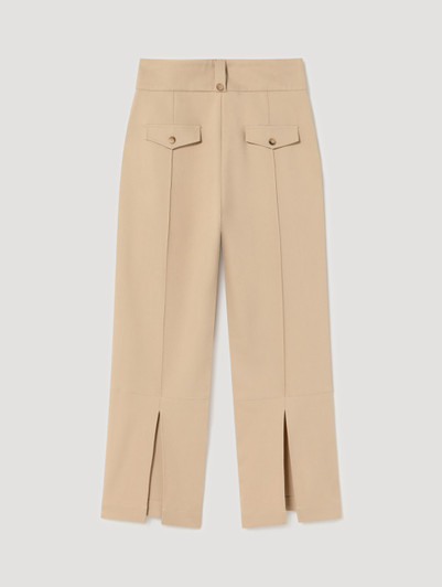 Skatie S05P90CLY Twill trousers with split-hem