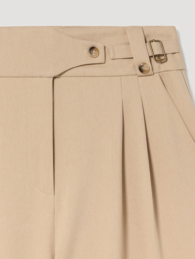 Skatie S05P90CLY Twill trousers with split-hem