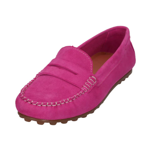 Bagatt D34AK6643400 flat loafer in soft suede
