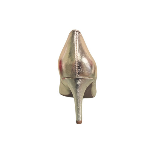 Emis 7997/821 High Heeled Dress shoe with extre width Gold