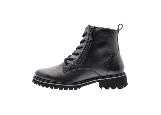 Ara 12-31225-01 Laced flat ankle boot black