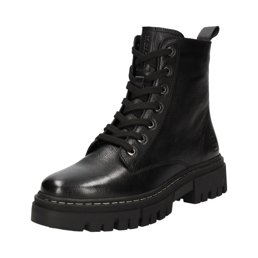 Bagatt D31-AOL30-1000 Black laces chunky ankle boot