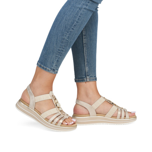 Remonte D1J60-91 Ladies' sandals Gold