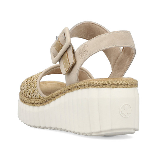 Rieker 69176-62 Ladies' sandals Beige