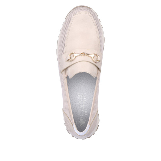 Rieker N7455-60 Ladies shoes Beige