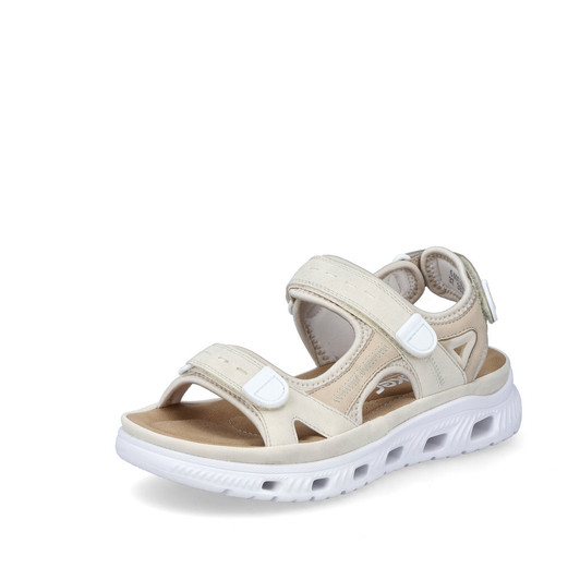 Rieker 64074-60 Ladies' sandals Beige