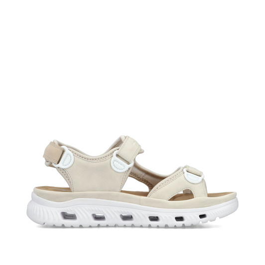 Rieker 64074-60 Ladies' sandals Beige