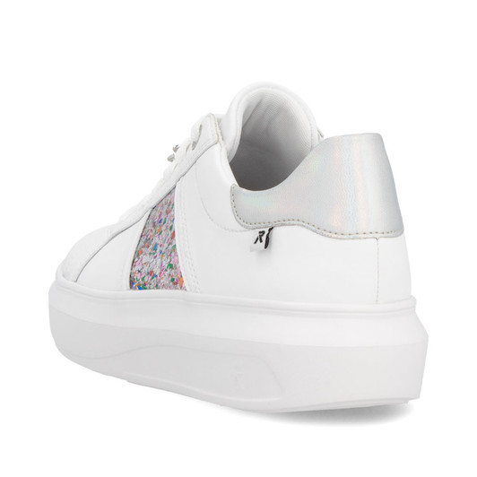 Rieker W1202-83 Ladies shoes White combination