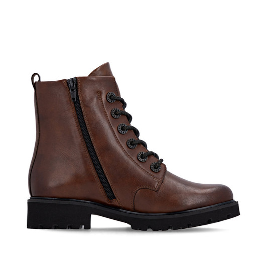 Remonte D8653-22 – Women's Brown Classic Lace-Up Boots
