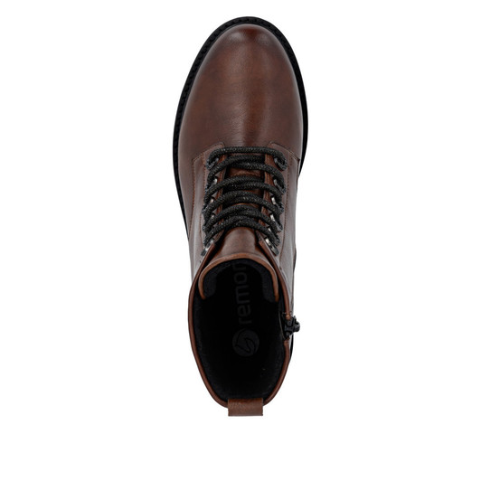 Remonte D8653-22 – Women's Brown Classic Lace-Up Boots