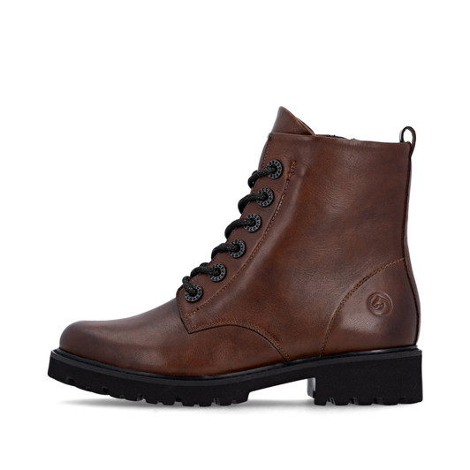 Remonte D8653-22 – Women's Brown Classic Lace-Up Boots