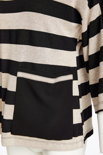 NAW25-269 Striped Boxy Top