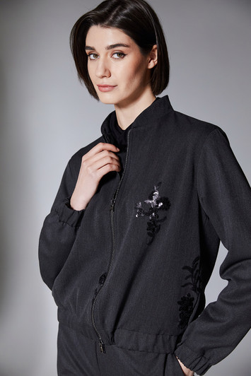 Peruzzi W25111 SEQUIN JACKET Color GREY (8)