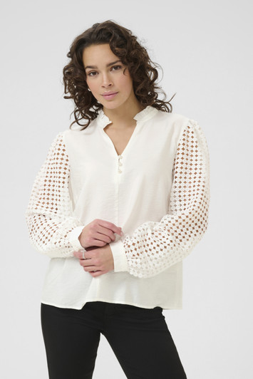 Kaffe 10510733 KAtulle Blouse Chalk