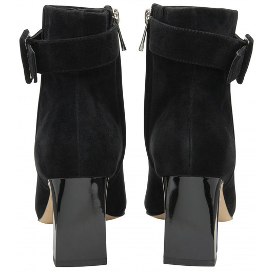 Lotus Women's Nadine Boot Ankle Black Suede