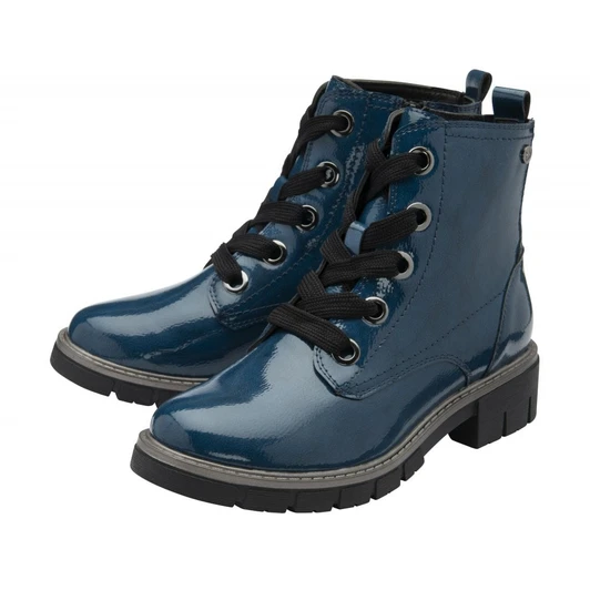 Lotus Women's Jojo Boot Ankle Navy Patent