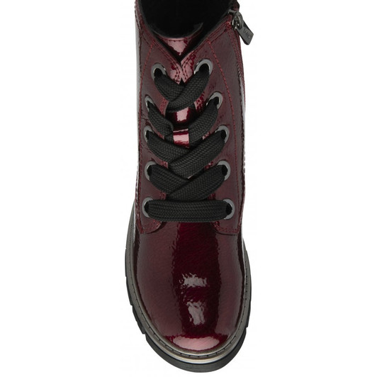 Lotus Women's Jojo Boot Ankle Bordo Patent