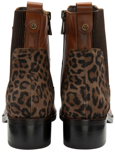 Lotus Women's Lindley Boot Ankle Tan/Leopard