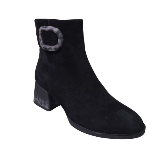 Lorette Vital ankle boot (C3852) in black suede Lorette Vital ankle boot (C3852) in black suede