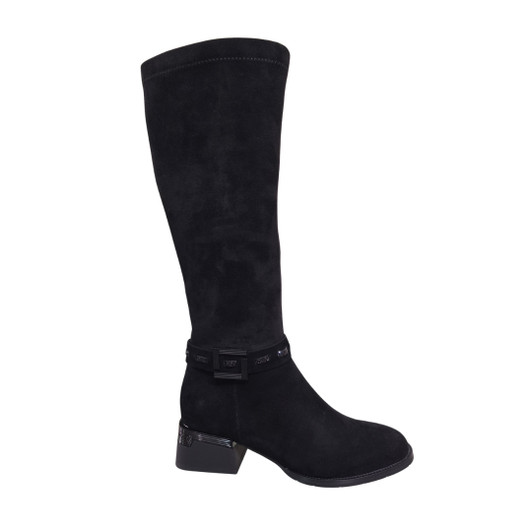 Lorette Vital knee-high boot (C3893) in soft black suede Lorette Vital knee-high boot (C3893) in soft black suede