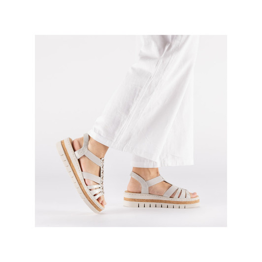 Rieker V4918-90 Sandal - from 30mm - Sport unit Elastic band (goring) Ladies' sandals