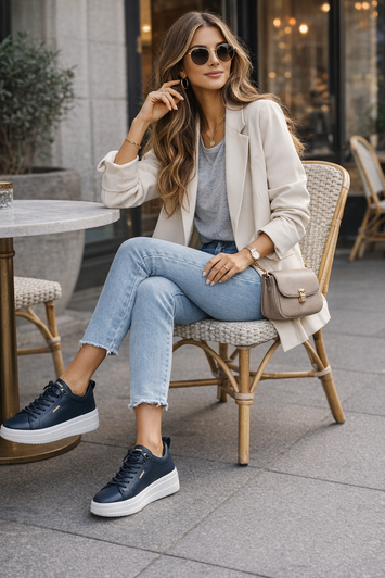 Remonte D1C12-14 From 25mm - Sport sole - Heel/Wedge Schnuerer Ladies shoes