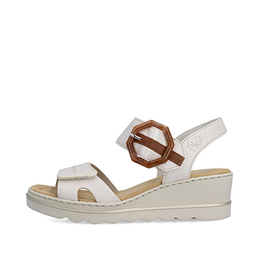 Rieker 67476-91 Sandal - from 30mm - Sport unit bur-fastener Wedge heel