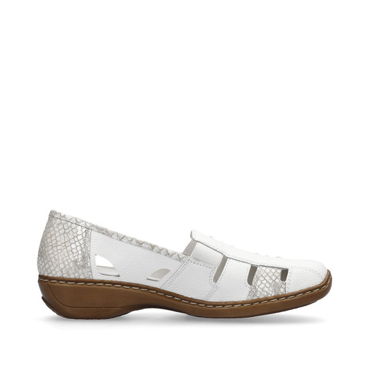 Rieker 41385-80 Punched/Interweave Elastic band (goring) Ladies shoes