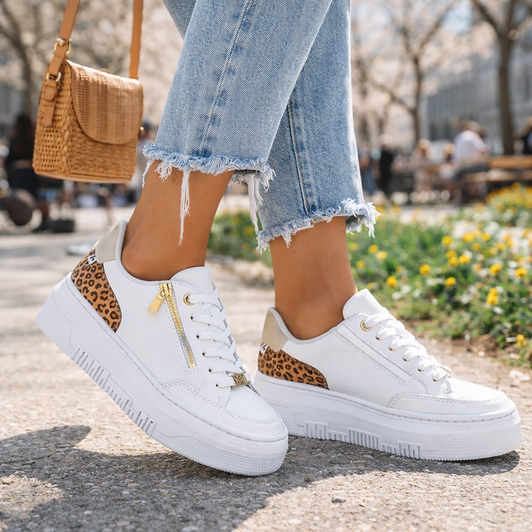 Rieker M1900-80 From 25mm - Sport sole - Heel/Wedge Zipper Ladies shoes