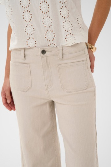 Kaffe 10511431 KAbrook Cropped HWJeans