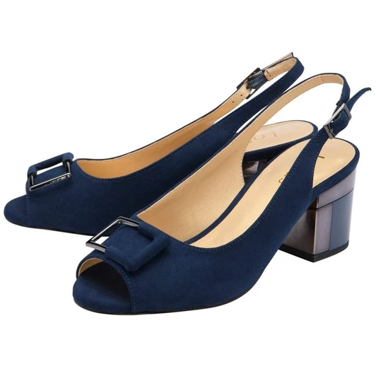 Lotus Women's Elena Shoe Navy Microfibre
