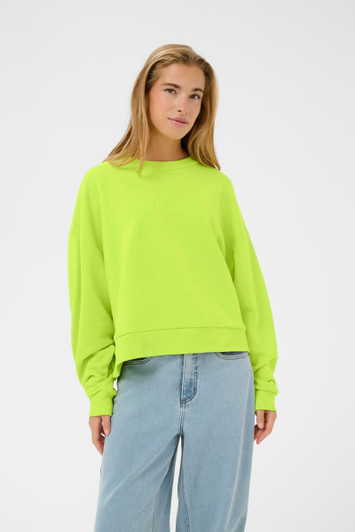 Kaffe KAlila Sweatshirt 10511411 Lime green