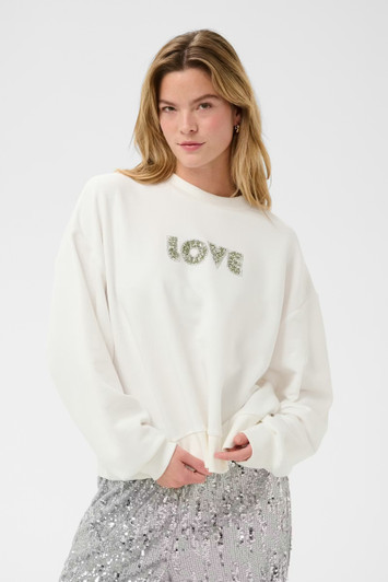 Kaffe KAlila Sweatshirt 10511411 Chalk white