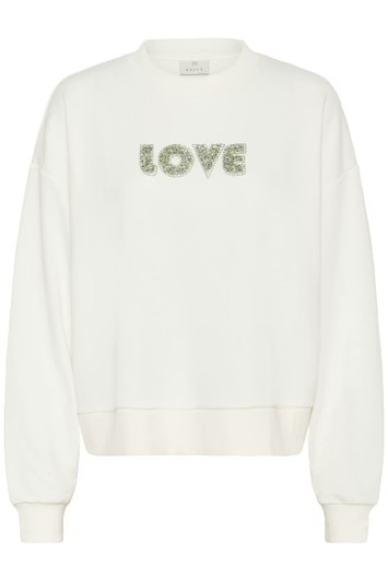 Kaffe KAlila Sweatshirt 10511411 Chalk white