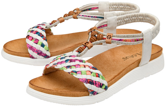 Lotus Russo Sandal White