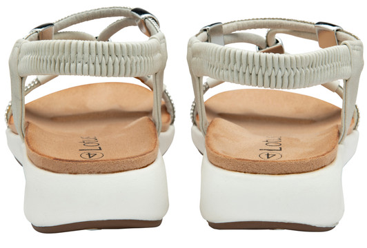 Lotus Bruna Sandal White