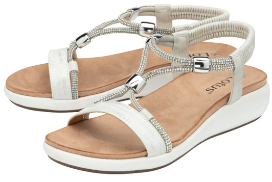 Lotus Bruna Sandal White