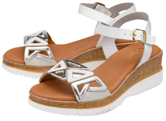 Lotus Ariah Sandal White