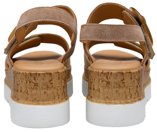 Lotus Cammie Sandal Taupe/Gold