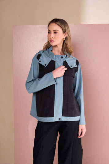 NAYA NAW26127A Shaped Trouser With Tucks At Front