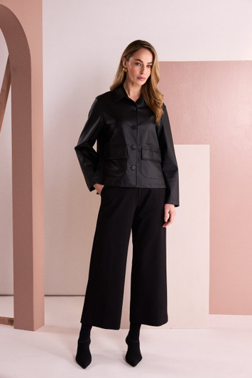 NAYA NAW26301 Soft Wide Leg Trouser With Side Pocket