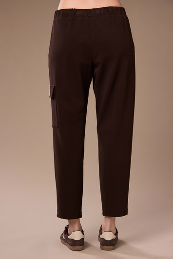 W26106 STRIPE CARGO TROUSER BROWN