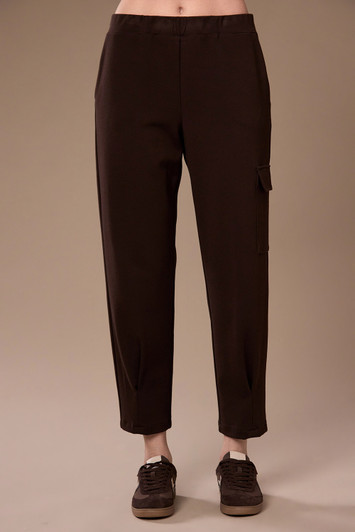 W26106 STRIPE CARGO TROUSER BROWN