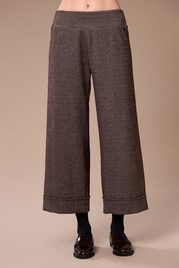 W26507 MINI HOUNDSTOOTH TROUSER BROWN