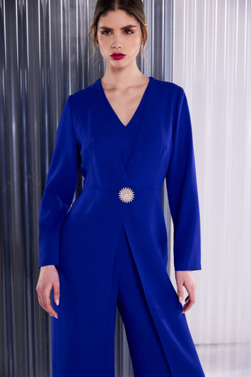 KATE COOPER KCAW26138 Jumpsuit With Clasp At Front Closing